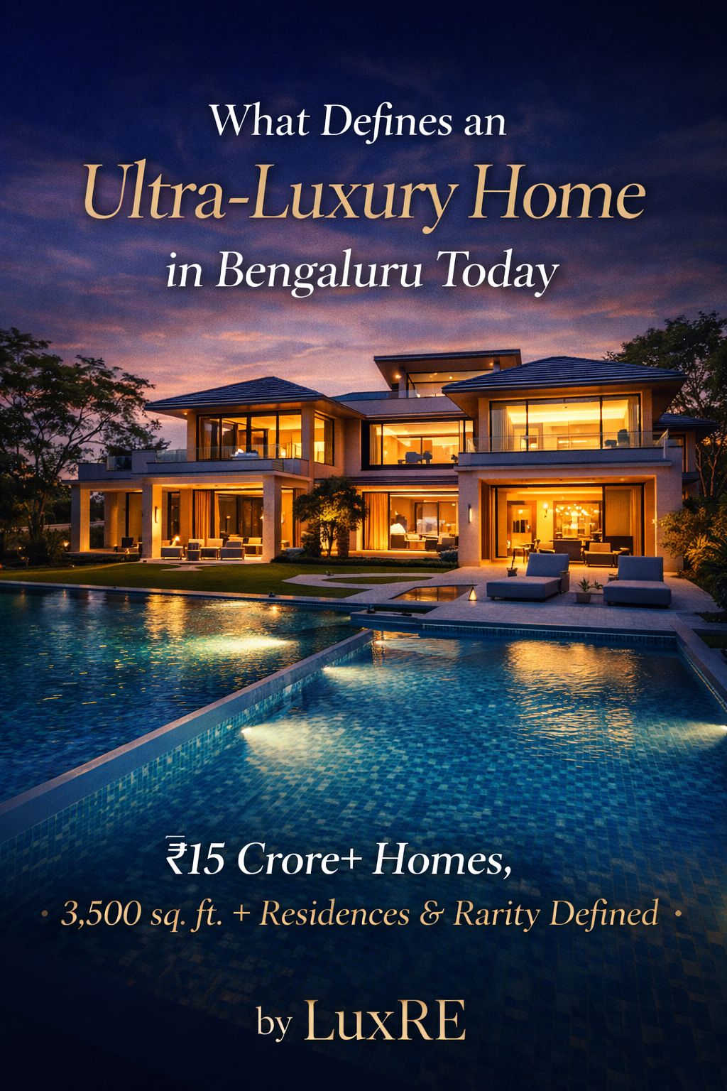 What Defines an Ultra-Luxury Home in Bengaluru Today